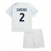 Inter Milan Denzel Dumfries #2 Bortedraktsett Barn 2025-26 Korte ermer (+ Korte bukser)